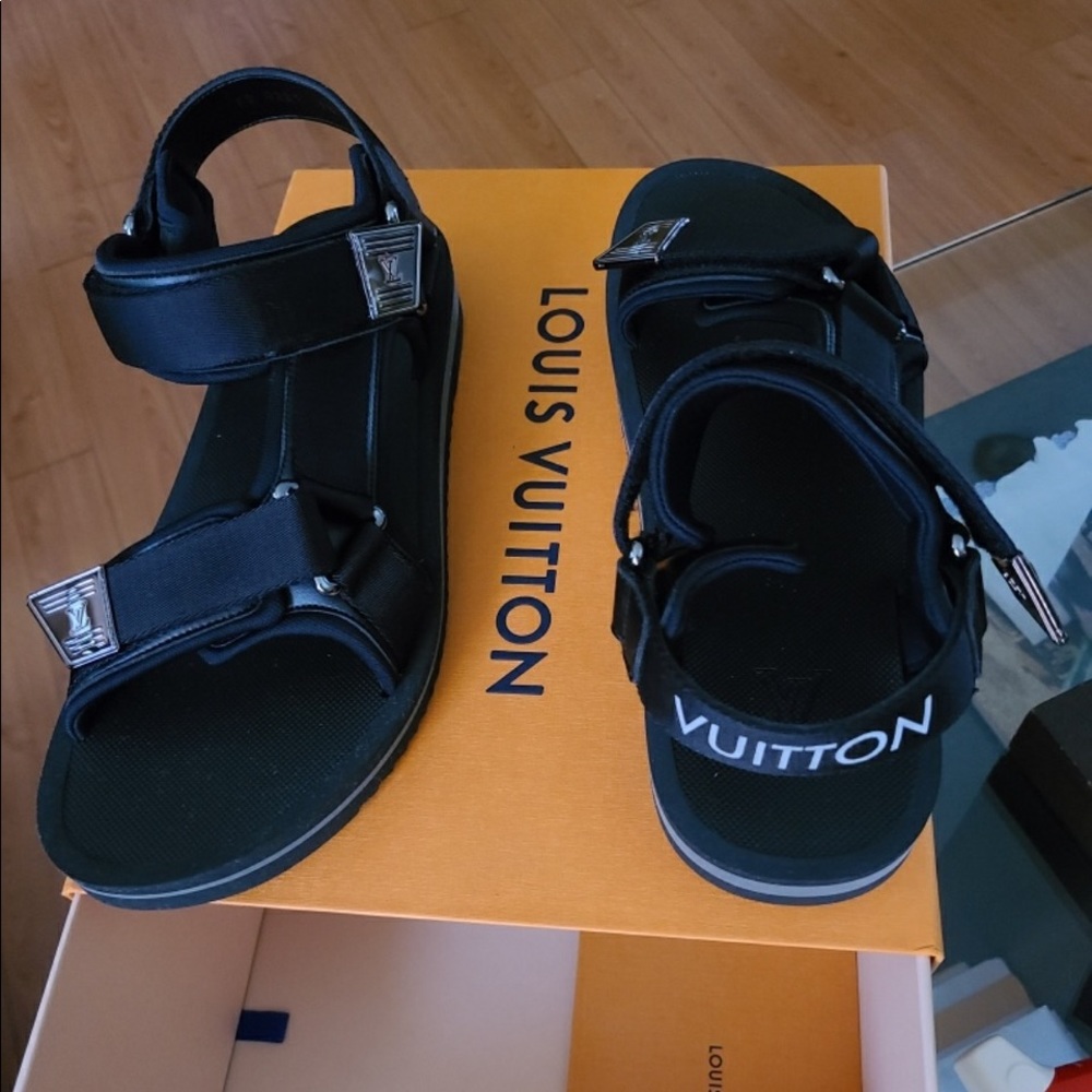 Authentic Louis Vuitton Men Panama Sandal